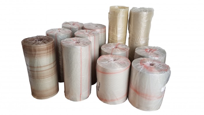 Rug&Carpet Film Sleeves for packing 30 kg - - Industrial laundry